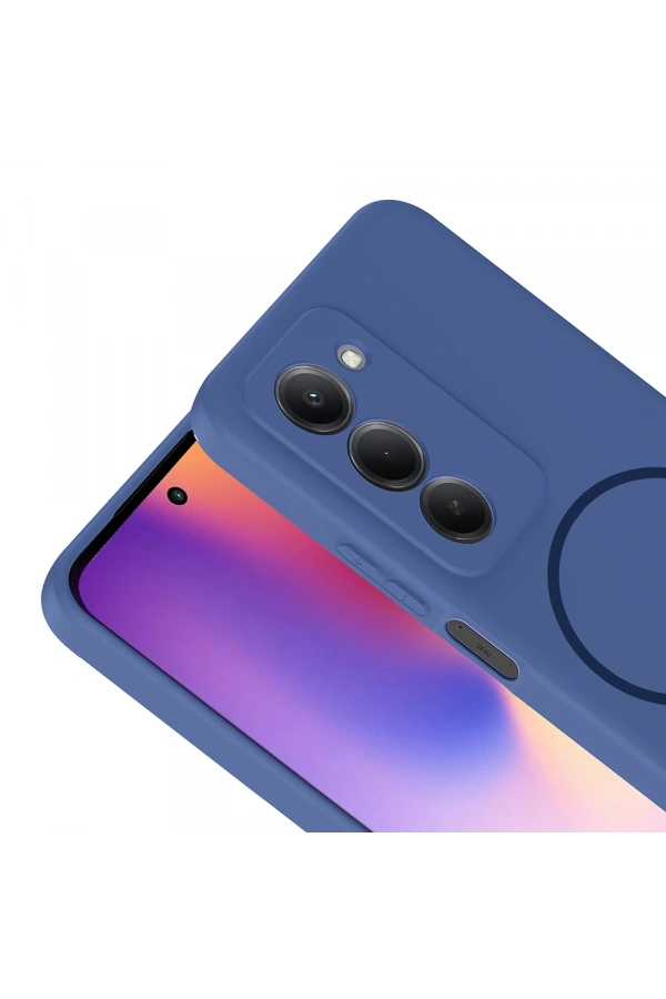 Xiaomi Redmi 15 Kılıf M-safe Şarj Özellikli Zore Meta Kapak