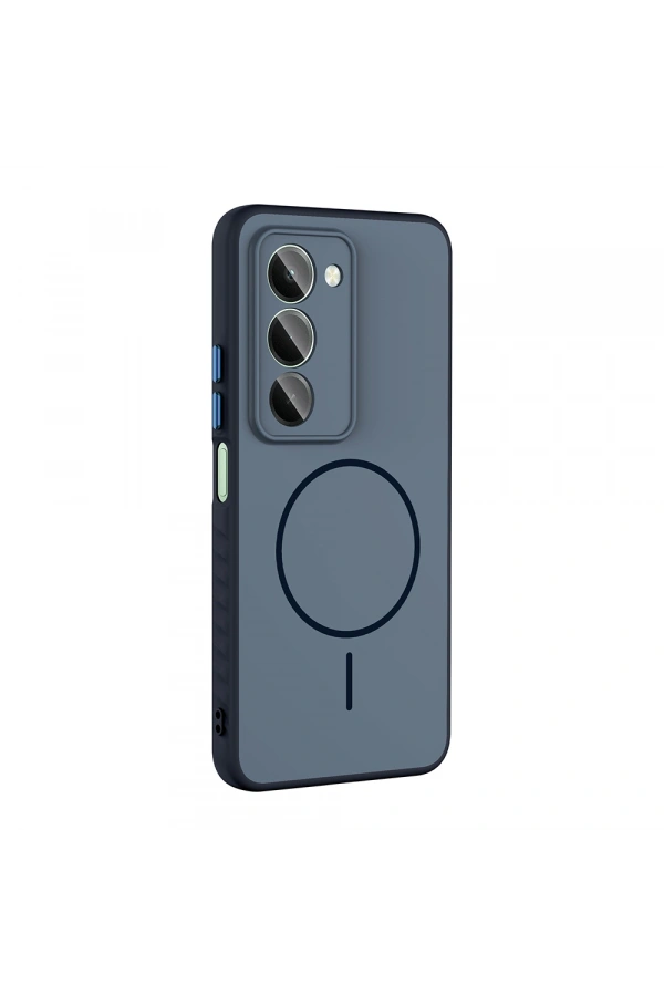 Xiaomi Redmi 15 Kılıf M-safe Şarj Özellikli Zore Tea Kapak