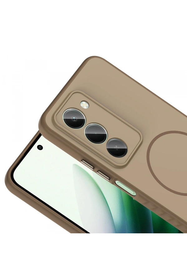 Xiaomi Redmi 15 Kılıf M-safe Şarj Özellikli Zore Tea Kapak