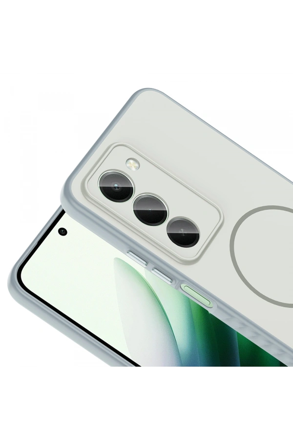 Xiaomi Redmi 15 Kılıf M-safe Şarj Özellikli Zore Tea Kapak