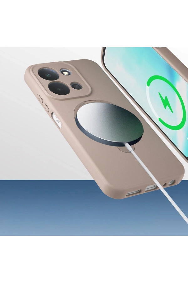 Xiaomi Redmi 15C Kılıf M-safe Şarj Özellikli Standlı Zore Samara Kapak