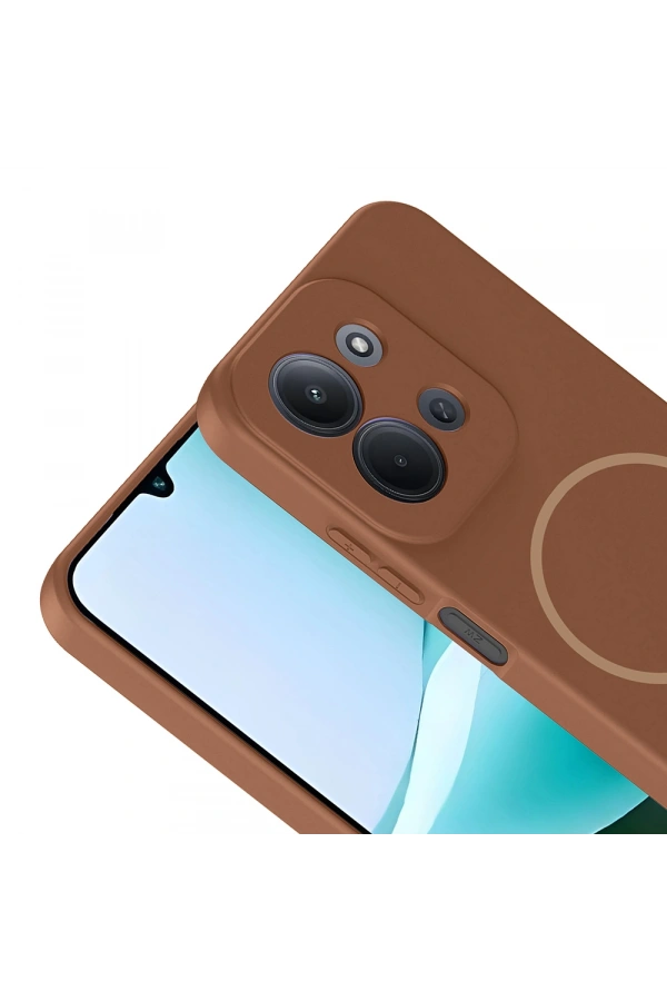 Xiaomi Redmi 15C Kılıf M-safe Şarj Özellikli Zore Meta Kapak