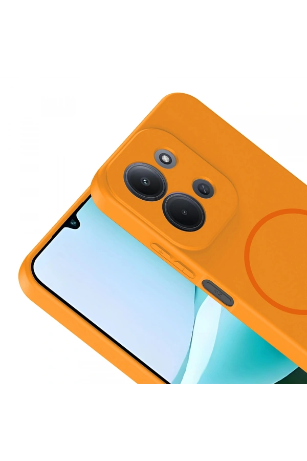 Xiaomi Redmi 15C Kılıf M-safe Şarj Özellikli Zore Meta Kapak