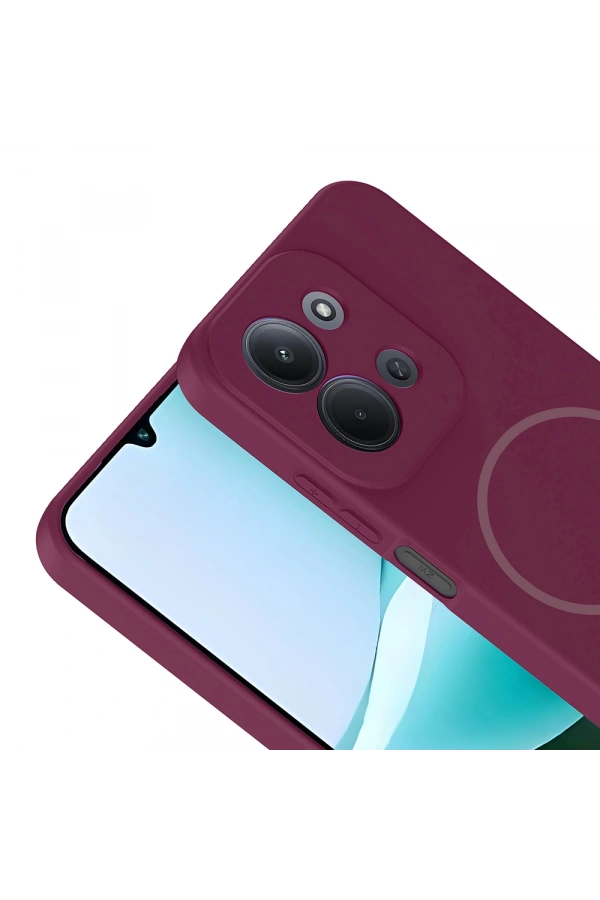Xiaomi Redmi 15C Kılıf M-safe Şarj Özellikli Zore Meta Kapak