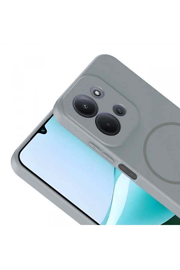 Xiaomi Redmi 15C Kılıf M-safe Şarj Özellikli Zore Meta Kapak