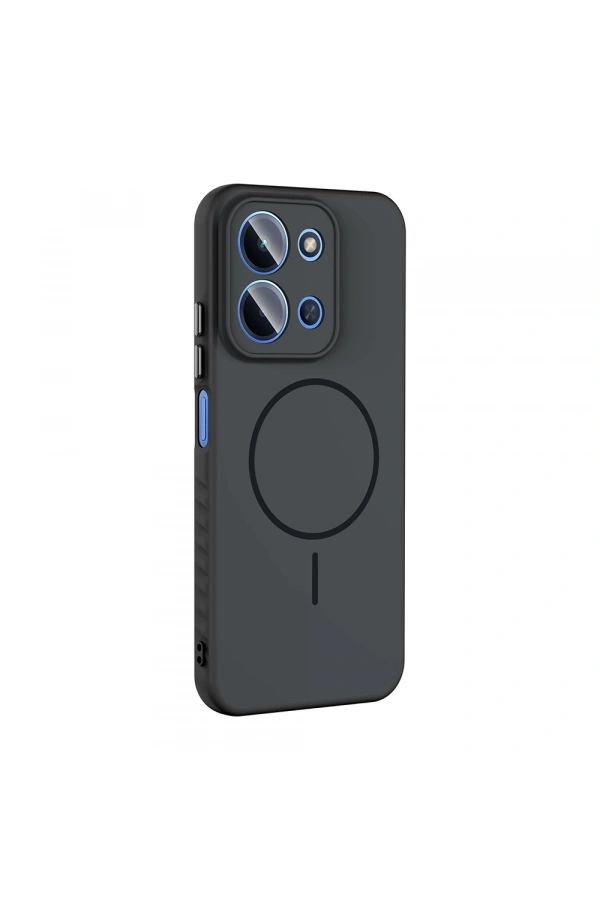 Xiaomi Redmi 15C Kılıf M-safe Şarj Özellikli Zore Tea Kapak