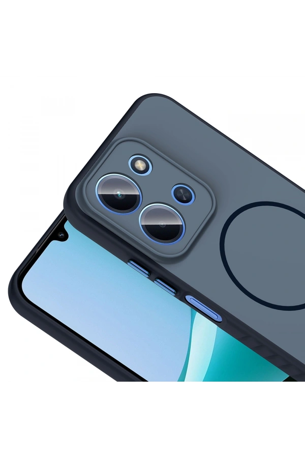 Xiaomi Redmi 15C Kılıf M-safe Şarj Özellikli Zore Tea Kapak