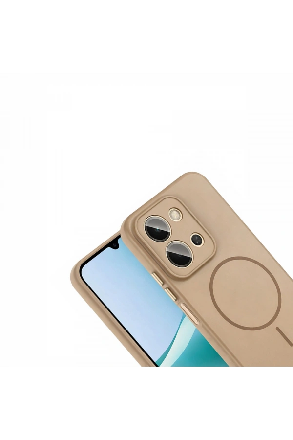 Xiaomi Redmi 15C Kılıf M-safe Şarj Özellikli Zore Tea Kapak