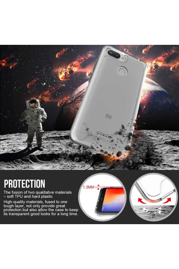Xiaomi Redmi 6 Kılıf Zore Gard Silikon