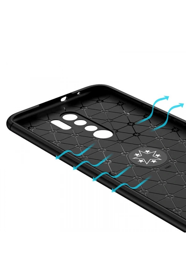 Xiaomi Redmi 9 Kılıf Zore Ravel Silikon Kapak