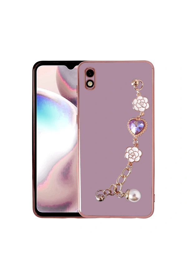 Xiaomi Redmi 9A Kılıf El Tutamaçlı Kamera Korumalı Zore Taka Silikon Kapak