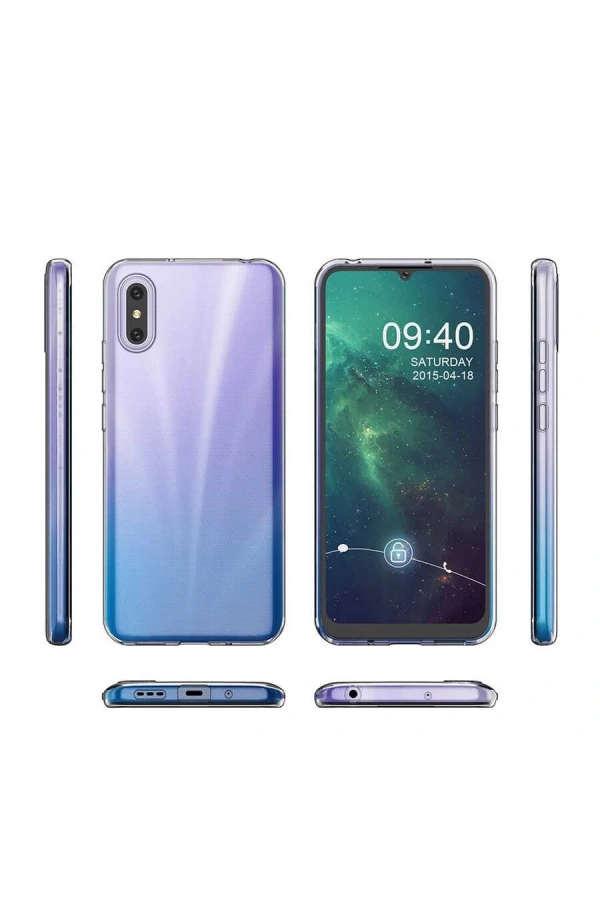 Xiaomi Redmi 9A Kılıf Zore Süper Silikon Kapak