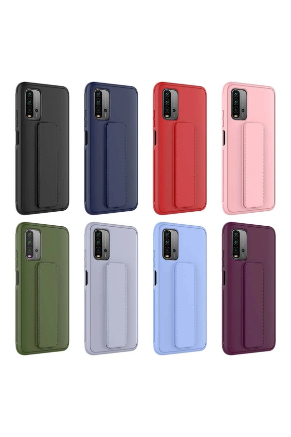 Xiaomi Redmi 9T Kılıf Zore Qstand Kapak
