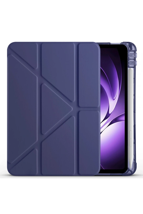 Xiaomi Redmi K Pad Kılıf Zore Tri Folding Kalem Bölmeli Standlı Kılıf