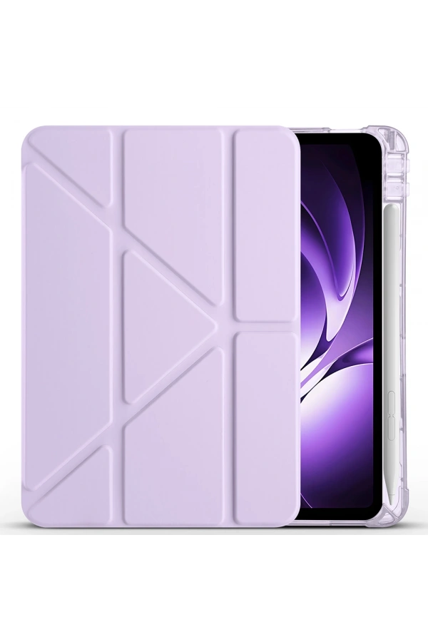 Xiaomi Redmi K Pad Kılıf Zore Tri Folding Kalem Bölmeli Standlı Kılıf