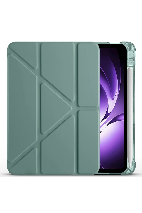 Xiaomi Redmi K Pad Kılıf Zore Tri Folding Kalem Bölmeli Standlı Kılıf