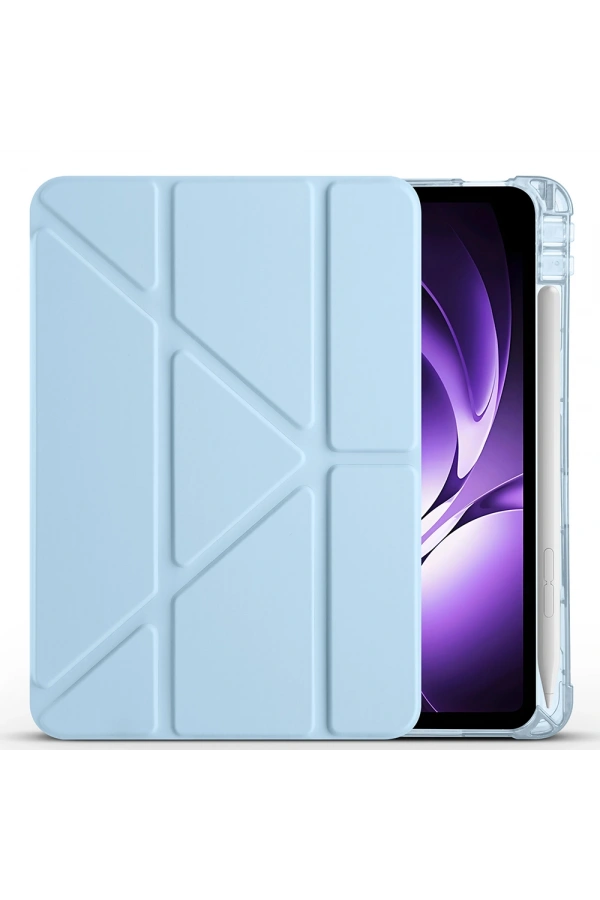 Xiaomi Redmi K Pad Kılıf Zore Tri Folding Kalem Bölmeli Standlı Kılıf