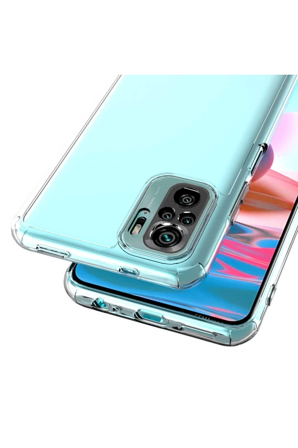 Xiaomi Redmi Note 10 Kılıf Zore Kamera Korumalı Süper Silikon Kapak