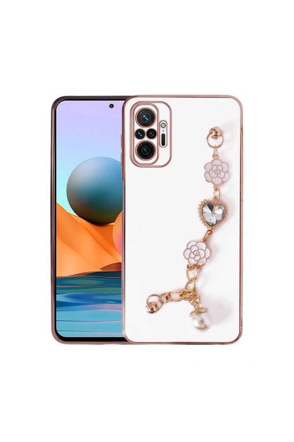 Xiaomi Redmi Note 10 Pro Kılıf El Tutamaçlı Kamera Korumalı Zore Taka Silikon Kapak