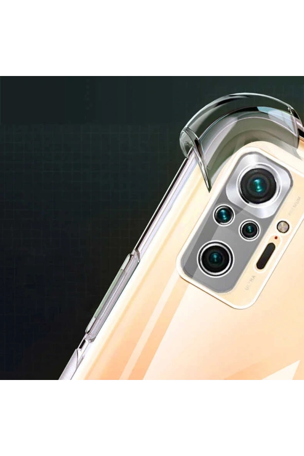 Xiaomi Redmi Note 10 Pro Kılıf Zore Kamera Korumalı Nitro Anti Shock Silikon