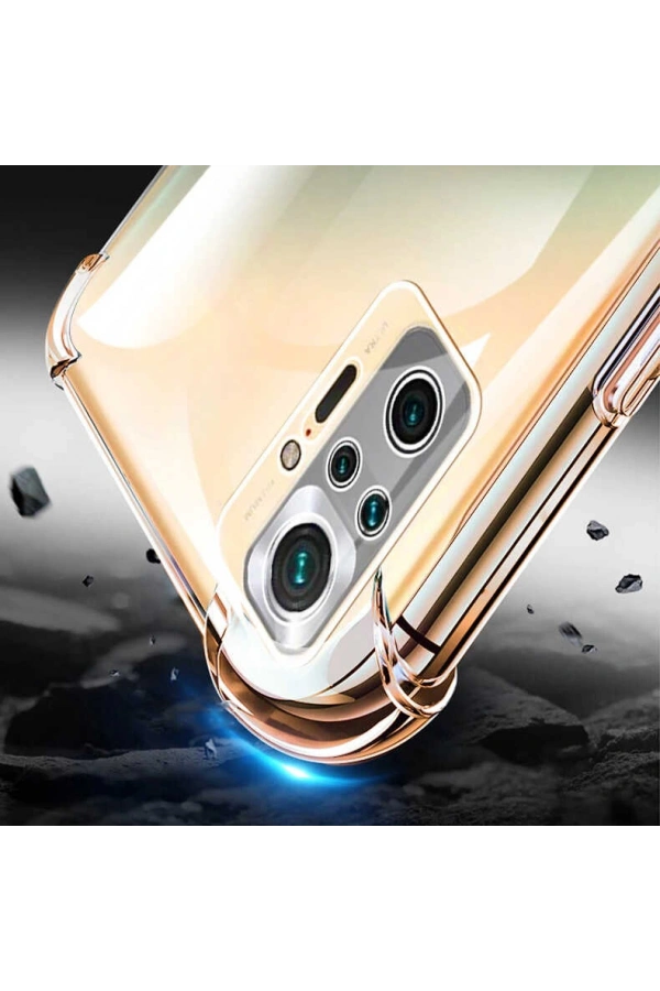 Xiaomi Redmi Note 10 Pro Kılıf Zore Kamera Korumalı Nitro Anti Shock Silikon