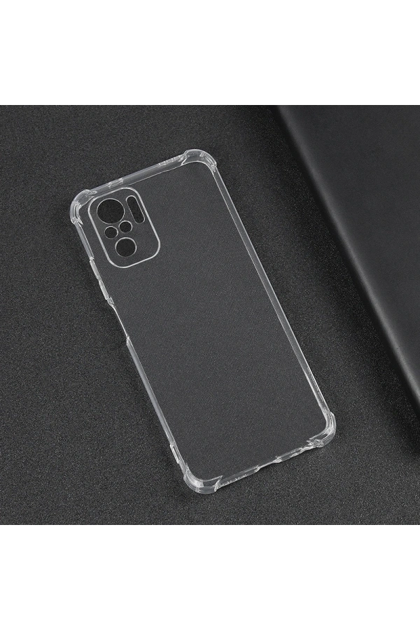 Xiaomi Redmi Note 10S Kılıf Zore Kamera Korumalı Nitro Anti Shock Silikon