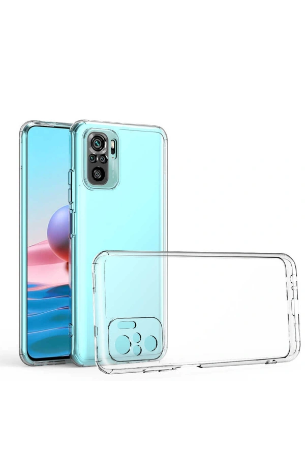 Xiaomi Redmi Note 10S Kılıf Zore Kamera Korumalı Süper Silikon Kapak