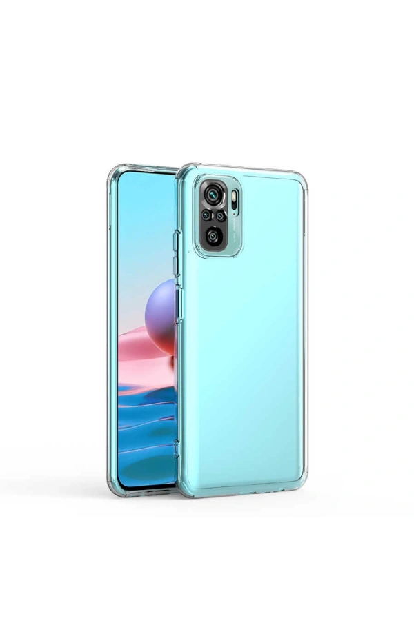 Xiaomi Redmi Note 10S Kılıf Zore Kamera Korumalı Süper Silikon Kapak