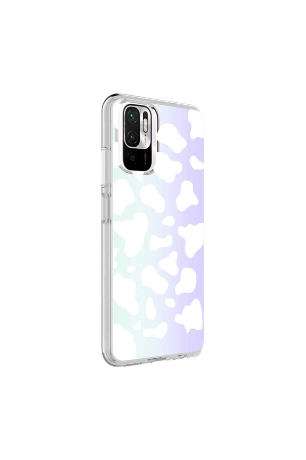 Xiaomi Redmi Note 10S Kılıf Zore M-Blue Desenli Kapak