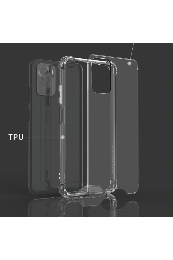 Xiaomi Redmi Note 10S Kılıf Zore Nitro Anti Shock Silikon