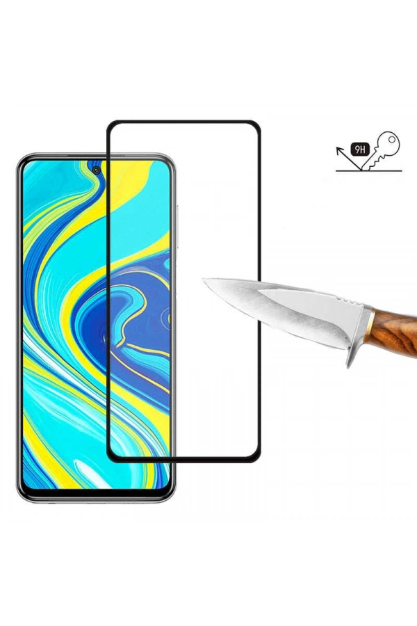 Xiaomi Redmi Note 10S Zore Kenarları Kırılmaya Dayanıklı Cam Ekran Koruyucu