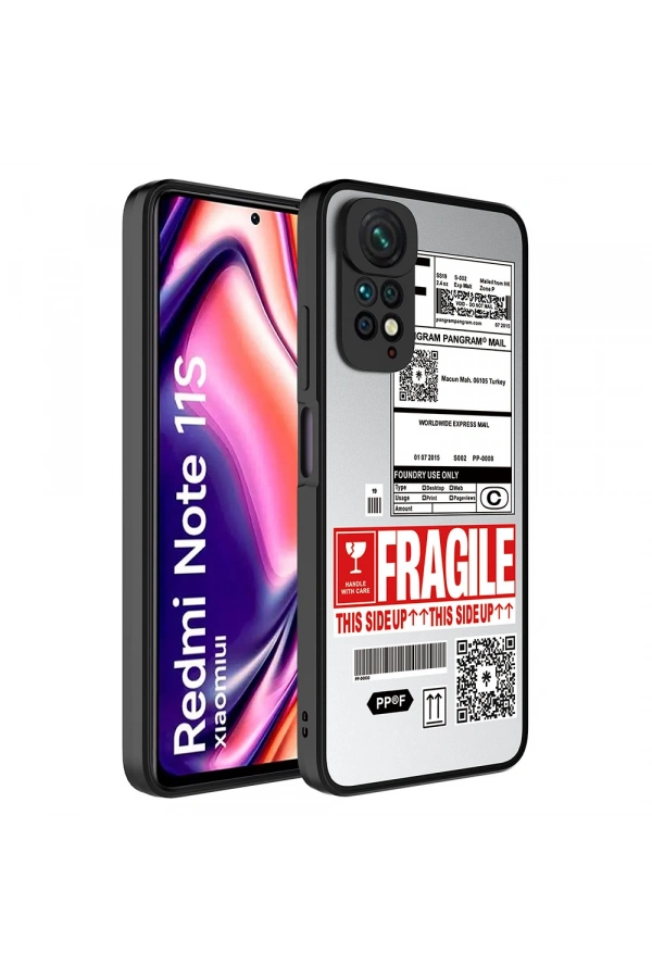 Xiaomi Redmi Note 11 Global Kılıf Aynalı Desenli Kamera Korumalı Parlak Zore Mirror Kapak