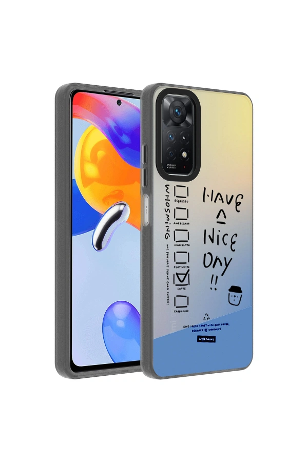 Xiaomi Redmi Note 11 Pro 5G Kılıf Desenli Zore Dragon Sert Kapak