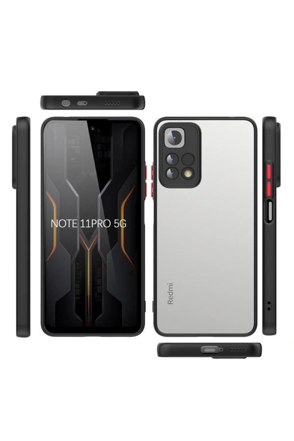 Xiaomi Redmi Note 11 Pro 5G Kılıf Zore Hux Kapak