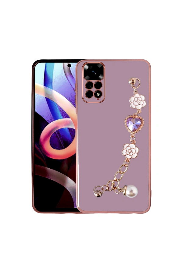 Xiaomi Redmi Note 11S Global Kılıf El Tutamaçlı Kamera Korumalı Zore Taka Silikon Kapak
