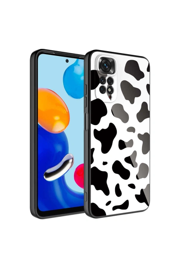 Xiaomi Redmi Note 11S Global Kılıf Kamera Korumalı Desenli Sert Silikon Zore Epoksi Kapak