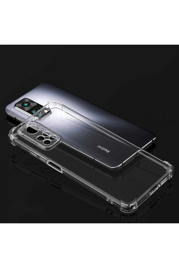 Xiaomi Redmi Note 11S Global Kılıf Zore Kamera Korumalı Nitro Anti Shock Silikon