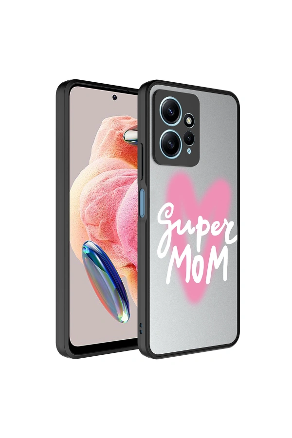 Xiaomi Redmi Note 12 4G Kılıf Aynalı Desenli Kamera Korumalı Parlak Zore Mirror Kapak
