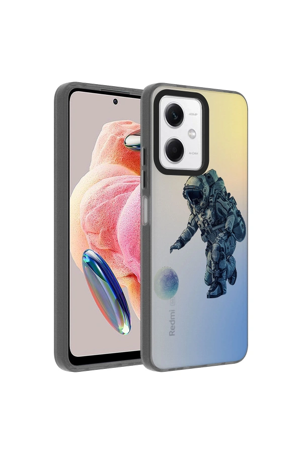 Xiaomi Redmi Note 12 4G Kılıf Desenli Zore Dragon Sert Kapak