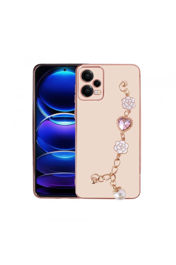 Xiaomi Redmi Note 12 5G Kılıf El Tutamaçlı Kamera Korumalı Zore Taka Silikon Kapak
