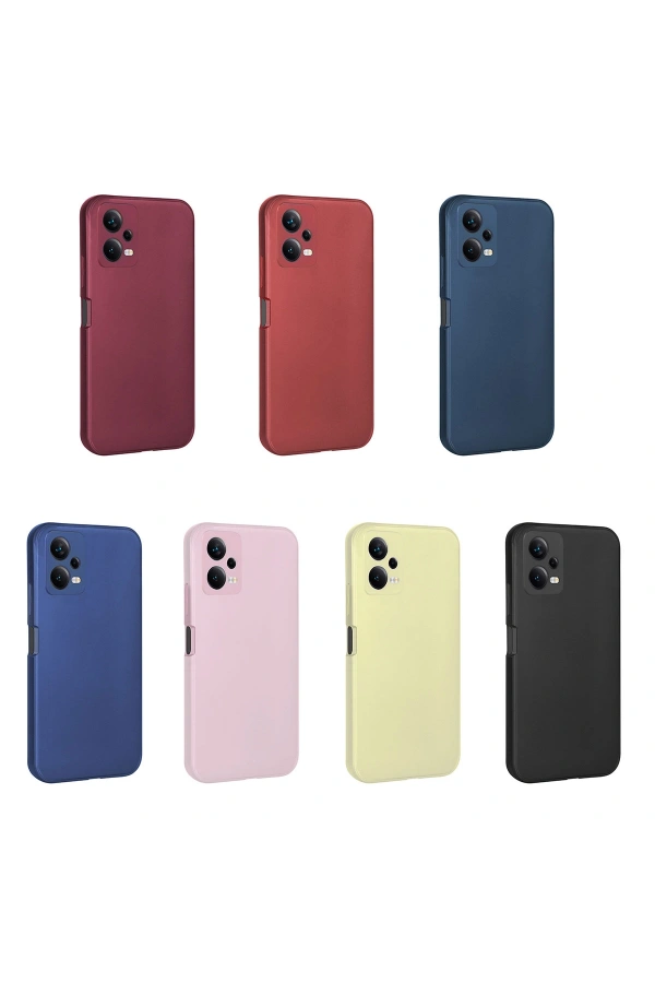 Xiaomi Redmi Note 12 5G Kılıf Zore Premier Silikon Kapak