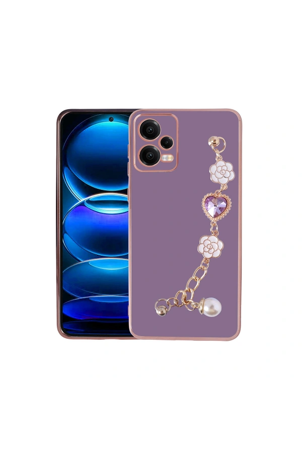 Xiaomi Redmi Note 12 Pro 5G Kılıf El Tutamaçlı Kamera Korumalı Zore Taka Silikon Kapak