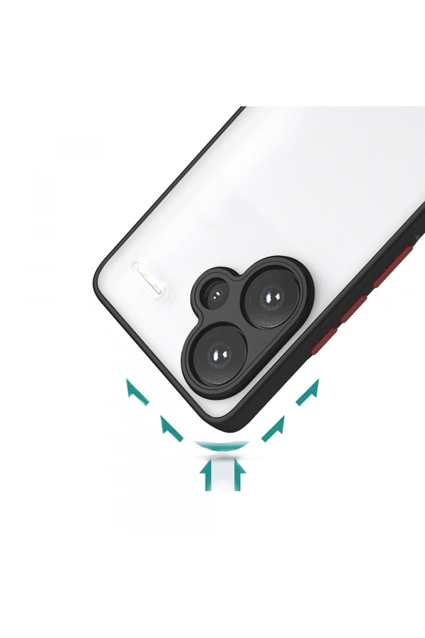 Xiaomi Redmi Note 13 5G Kılıf Zore Hux Kapak