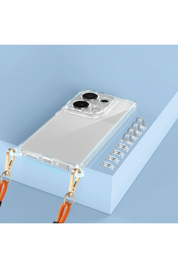 Xiaomi Redmi Note 13 Pro 4G Kılıf Airbagli Takılabilir Askı Aparatlı Zore Snap Silikon Kapak