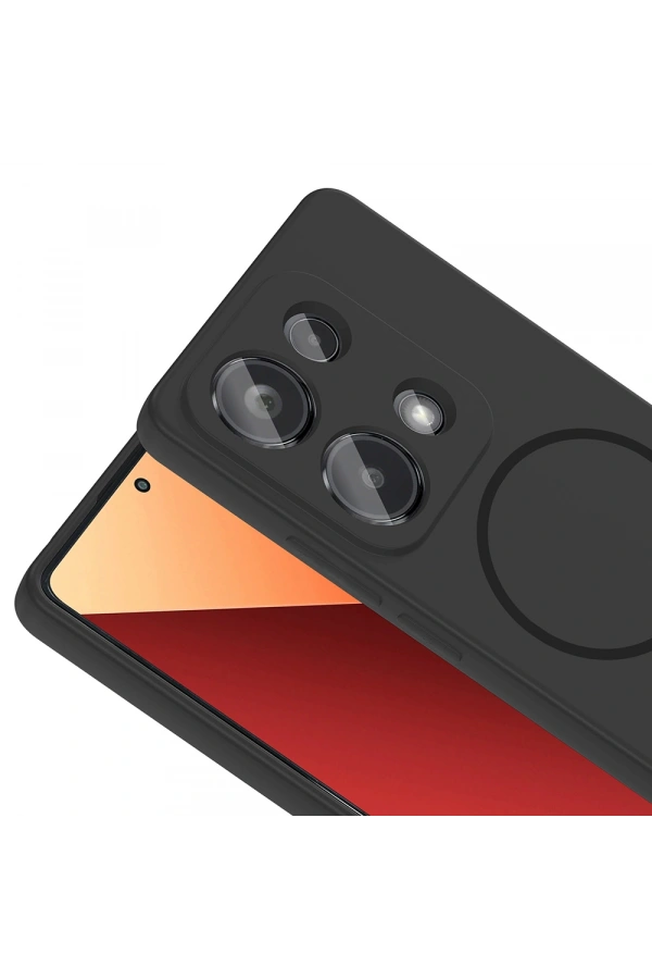 Xiaomi Redmi Note 13 Pro 4G Kılıf M-safe Şarj Özellikli Zore Meta Kapak