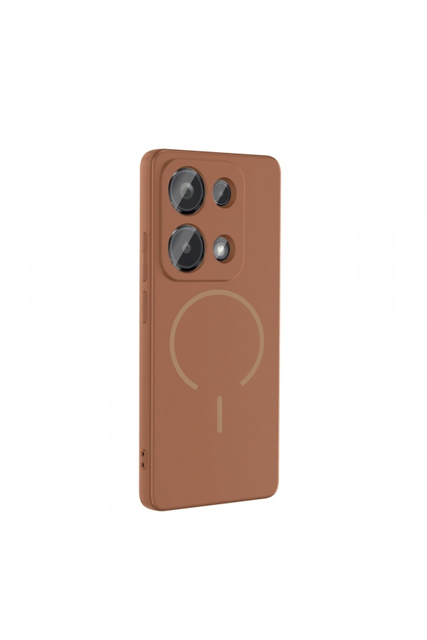 Xiaomi Redmi Note 13 Pro 4G Kılıf M-safe Şarj Özellikli Zore Meta Kapak