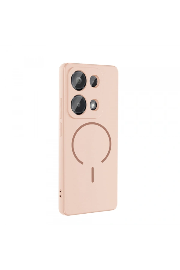 Xiaomi Redmi Note 13 Pro 4G Kılıf M-safe Şarj Özellikli Zore Meta Kapak