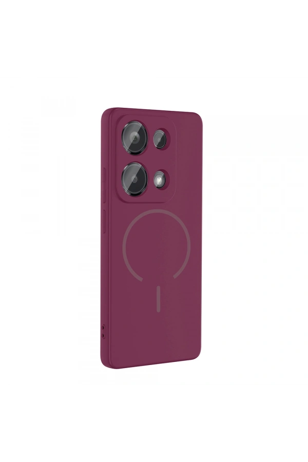 Xiaomi Redmi Note 13 Pro 4G Kılıf M-safe Şarj Özellikli Zore Meta Kapak