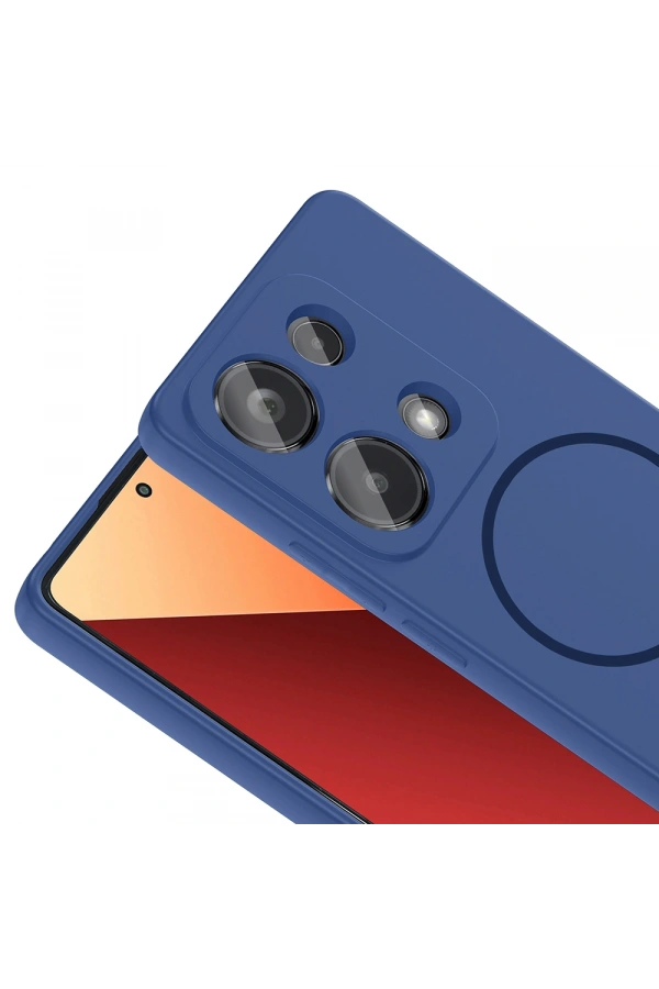 Xiaomi Redmi Note 13 Pro 4G Kılıf M-safe Şarj Özellikli Zore Meta Kapak