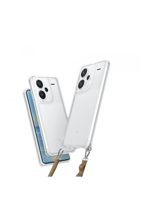 Xiaomi Redmi Note 13 Pro Plus 5G Kılıf Airbagli Takılabilir Askı Aparatlı Zore Snap Silikon Kapak